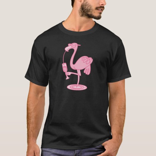 T-shirt Flamant rose rose Lemonade™ (Devant)