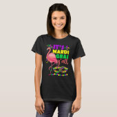T-shirt Flamant rose Son Mardi Gras Yall Carnival Jester C (Devant entier)