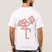 T-shirt FLAMANT ROSE ToldemArt (Dos)