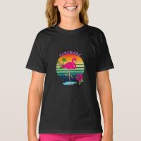 Flamant rose Tropical Paradise Serenade