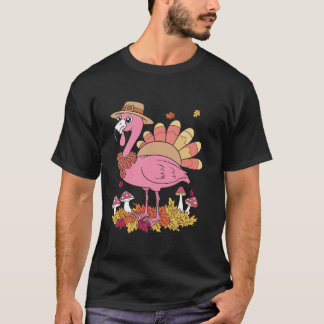 T-shirt Flamant rose Turquie mignonne Flamant rose Turquie