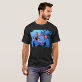 T-shirt Flamants roses dansant (Devant entier)