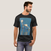 T-shirt Flamants roses en Camargue en France (Devant entier)