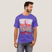 T-shirt Flamants roses roses par Francis Lee Jaques (Devant entier)