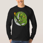 T-shirt Flame Thrower Flamethrower Hot Burn Dragon (Devant)