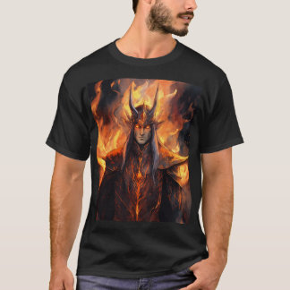 T-shirt Flameborn Sauron : Forme elfe réinventée