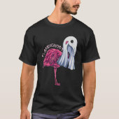 T-shirt Flamghost Flamant rose rose Fantôme Costume d'Hall (Devant)