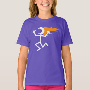 T-shirt Flaming head