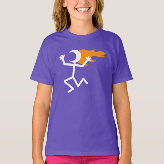 T-shirt Flaming head (Devant)