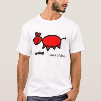 T-shirt flamingllama