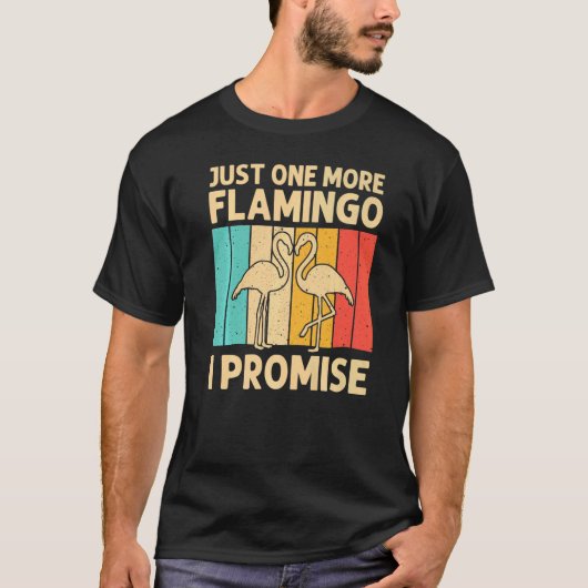 T-shirt Flamingo 70 s (Devant)