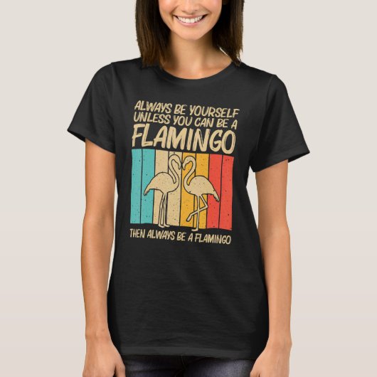T-shirt Flamingo 70 s (Devant)