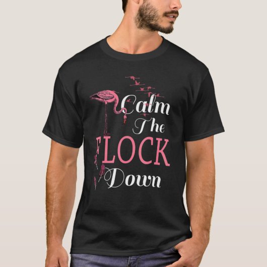 T-shirt Flamingo Bird Calm (Devant)