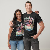 T-shirt Flamingo de Pâques drôle sentiment Eggstra Chill M (Unisexe)