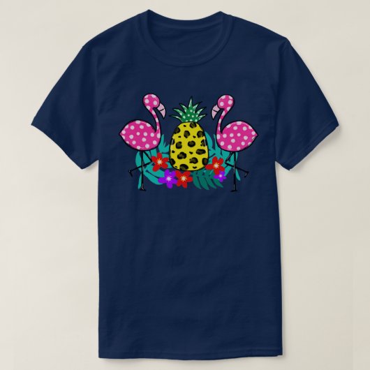 T-shirt Flamingo d'été (Design devant)