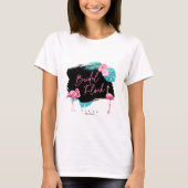 T-shirt Flamingo Enterrement de Vie de Jeune Fille Troupea (Devant)
