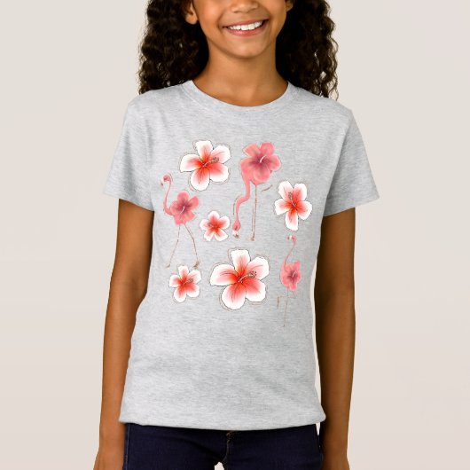 T-Shirt Flamingo Floral (Devant)