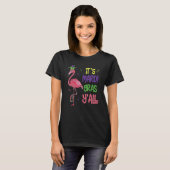 T-shirt Flamingo Its Mardi Gras Yall Mardi Gras Party Wome (Devant entier)