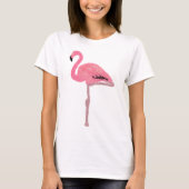 T-shirt Flamingo rose pâle (Devant)
