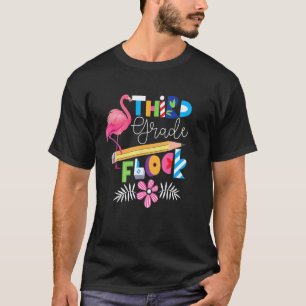 T-shirt Flamingo Troisième année Troupe Enseignant Élève d