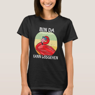 T-shirt Flamingo Unpunctual Bin Da Peut-être