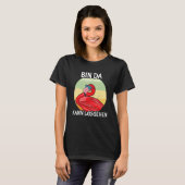 T-shirt Flamingo Unpunctual Bin Da Peut-être (Devant entier)