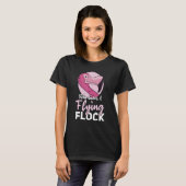 T-shirt Flamingo Who Gives A Flying Flock (Devant entier)