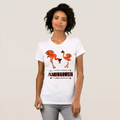 T-shirt Flamingoween - Halloween (Devant entier)