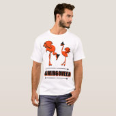 T-shirt Flamingoween - Halloween (Devant entier)