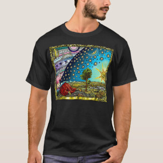 T-shirt Flammarion Engraving Terre plate