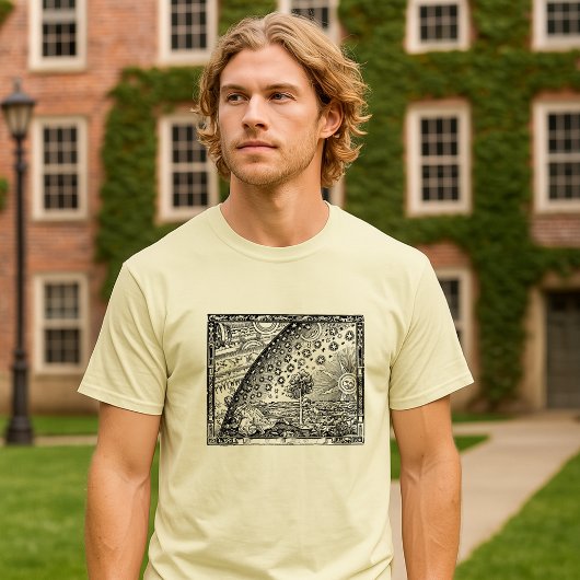 T-shirt Flammarion Woodcut Victorian Era Celestial Art