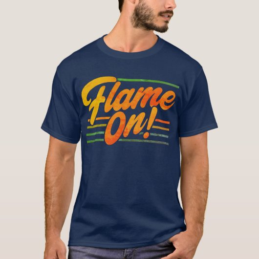 T-shirt "Flamme !" (Devant)