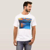 T-shirt Flamme bleue (Devant entier)