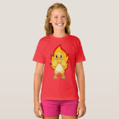 T-shirt Flamme de canard (Devant entier)