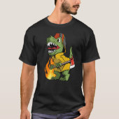 T-shirt Flamme de Dinosaur (Devant)