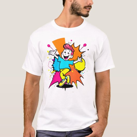 T-shirt Flamme de joie (Devant)