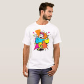 T-shirt Flamme de joie (Devant entier)