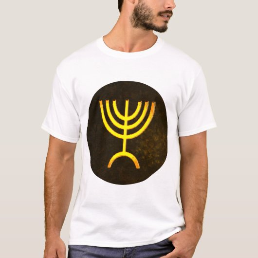 T-shirt Flamme de Menorah (Devant)