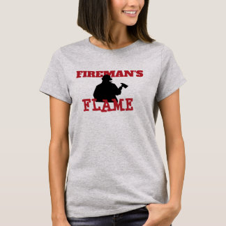 T-shirt Flamme de Silhouette