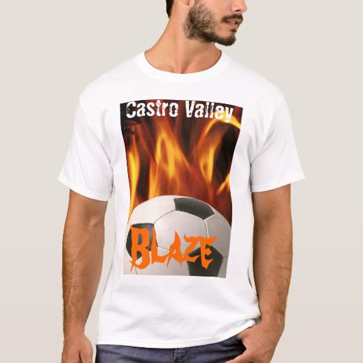 T-shirt Flamme de vallée de Castro (Devant)