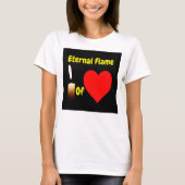 T-shirt Flamme Éternelle De L'Amour (Devant)