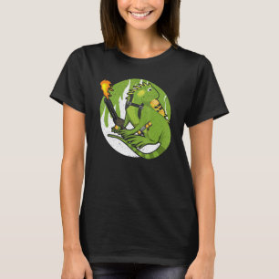 T-shirt Flamme projecteur lance-flamme Dragon à brûlure ch