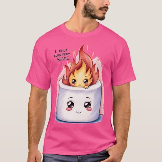 T-shirt Flamme timide (Devant)