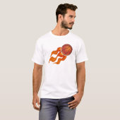 T-shirt Flammes de basket (Devant entier)