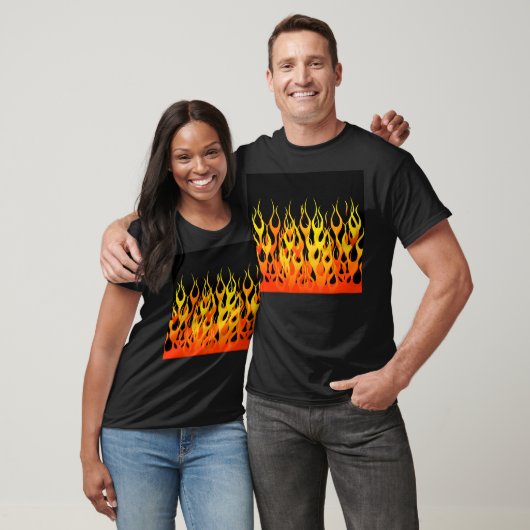 T-shirt Flammes de emballage chaudes graphiques (Unisexe)