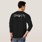 T-shirt Flammes de Gwosts pour hommes à manches longues (Dos entier)