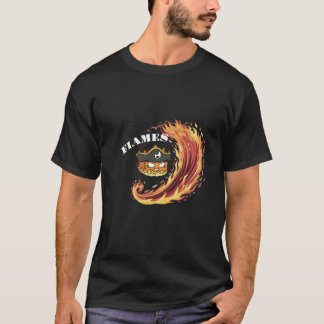 T-Shirt Flammes de pirates - Conception de torchèr