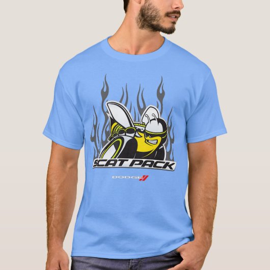 T-shirt Flammes du pack Dodge Scat (Devant)