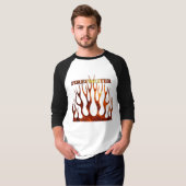 T-shirt Flammes d'un FF de tribal (Devant entier)