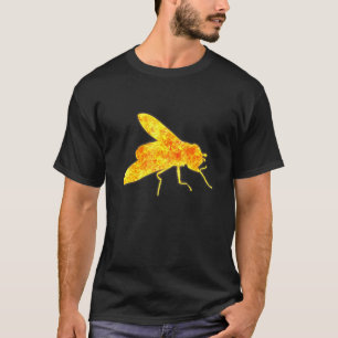 T-shirt Flammes Feu Fly Housefly